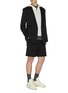 Figure View - Click To Enlarge - SOLID HOMME - Belted tailored shorts