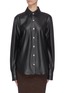 Main View - Click To Enlarge - T BY ALEXANDER WANG - Faux leather shirt