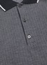  - THEORY - Geometric Knit Polo Shirt