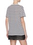 Back View - Click To Enlarge - T BY ALEXANDER WANG - Striped chest pocket T-shirt
