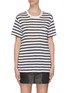 Main View - Click To Enlarge - T BY ALEXANDER WANG - Striped chest pocket T-shirt