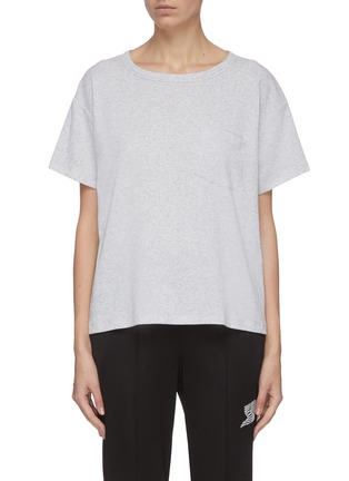 Main View - Click To Enlarge - T BY ALEXANDER WANG - Tilted pocket detail vintage T-shirt