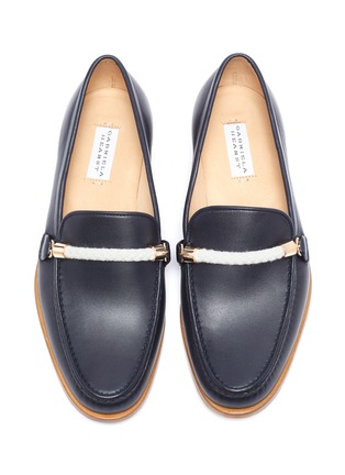 Detail View - Click To Enlarge - GABRIELA HEARST - Renault' rope detail leather loafers