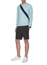 Figure View - Click To Enlarge - THEORY - 'Graham' Paper Nylon Shorts