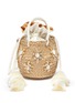 Main View - Click To Enlarge - LE NINÈ - 'Carol' small shell embellished tassel strap basket bag