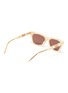 Figure View - Click To Enlarge - GUCCI - Marble effect acetate frame cat eye sunglasses