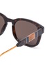 Detail View - Click To Enlarge - GUCCI - Tortoiseshell effect acetate frame square sunglasses