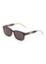 Main View - Click To Enlarge - GUCCI - Tortoiseshell effect acetate frame square sunglasses