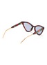 Figure View - Click To Enlarge - GUCCI - Tortoiseshell effect acetate frame cat eye sunglasses