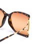 Detail View - Click To Enlarge - GUCCI - Large square Y-shape temple acetate frame sunglasses