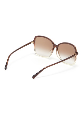 Figure View - Click To Enlarge - GUCCI - Acetate frame gradient square sunglasses