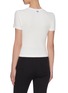 Back View - Click To Enlarge - T BY ALEXANDER WANG - 'Compact' contrast collar T-shirt