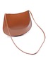 Detail View - Click To Enlarge - JIL SANDER - 'Crescent' small leather shoulder bag