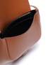 Detail View - Click To Enlarge - JIL SANDER - 'Crescent' small leather shoulder bag