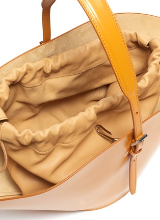 Detail View - Click To Enlarge - JIL SANDER - 'Sombrero' small leather shoulder bag