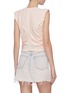 Back View - Click To Enlarge - T BY ALEXANDER WANG - 'Wash + Go' gathered drawstring crop top