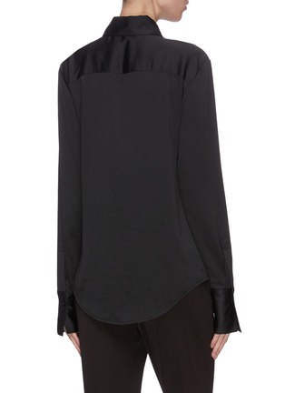 Back View - Click To Enlarge - T BY ALEXANDER WANG - 'Light Wash + Go' long sleeve shirt