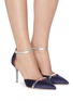Figure View - Click To Enlarge - MALONE SOULIERS - 'Booboo' ankle strap pumps