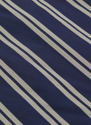  - NANAMICA - Stripe panel button-up wind shirt