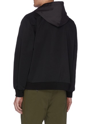 Back View - Click To Enlarge - NANAMICA - Ripstop hooded jacket