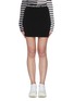 Main View - Click To Enlarge - T BY ALEXANDER WANG - Logo print elastic high waist bodycon mini skirt