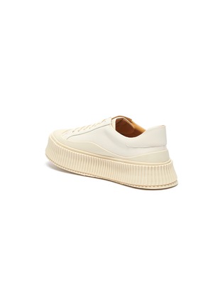  - JIL SANDER - Chunky sole leather sneakers