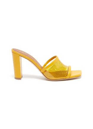 Main View - Click To Enlarge - MALONE SOULIERS - 'Demi 85mm' mesh leather sandals