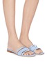 Figure View - Click To Enlarge - MALONE SOULIERS - 'Demi' leather sandals