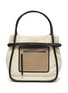 Main View - Click To Enlarge - PROENZA SCHOULER - 'INSIDE OUT' LEATHER PANEL CANVAS TOTE BAG