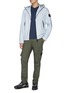 Figure View - Click To Enlarge - STONE ISLAND - Logo patch cargo chino pants