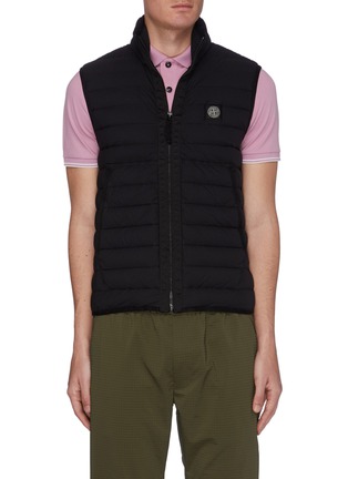 Main View - Click To Enlarge - STONE ISLAND - Loom Woven Down Vest