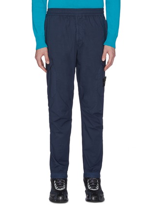 Main View - Click To Enlarge - STONE ISLAND - Logo patch jogging pants