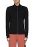 Main View - Click To Enlarge - STONE ISLAND - Logo embroidered zip-up knit jacket