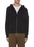 Main View - Click To Enlarge - STONE ISLAND - Logo patch sleeve zip hoodie