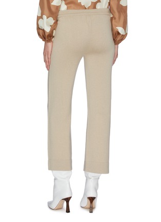 Back View - Click To Enlarge - THEORY - Flared cashmere lounge pants