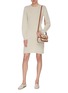 Figure View - Click To Enlarge - THEORY - Cashmere wool blend rib knit dress
