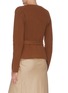 Back View - Click To Enlarge - THEORY - Belted rib knit jacket