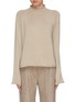 Main View - Click To Enlarge - THEORY - Flared sleeve roll neck rib knit top