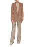 Figure View - Click To Enlarge - THEORY - Flared sleeve roll neck rib knit top