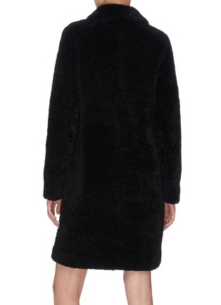 Back View - Click To Enlarge - THEORY - Shearling coat