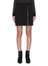 Main View - Click To Enlarge - THEORY - Zip mini skirt