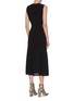 Back View - Click To Enlarge - THEORY - Panelled blouson sleeveless dress