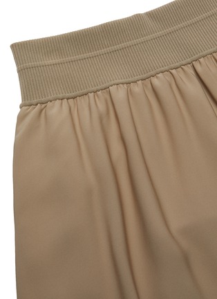 Detail View - Click To Enlarge - THEORY - Rib waistband silk skirt