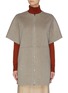 Main View - Click To Enlarge - THEORY - Zip short sleeve bell coat