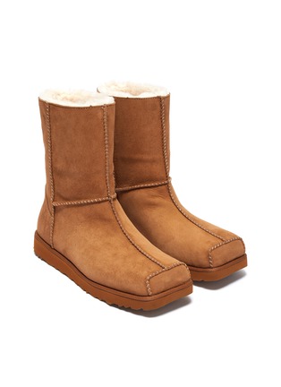 Detail View - Click To Enlarge - UGG - X Eckhaus Latta '''Block' sheep leather boots