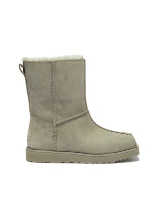 Main View - Click To Enlarge - UGG - X Eckhaus Latta '''Block boot' suede shoes