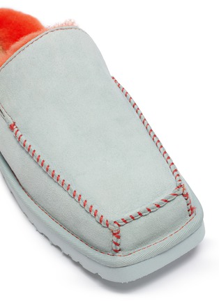 Detail View - Click To Enlarge - UGG - X Eckhaus Latta '''Block slide' suede shoes