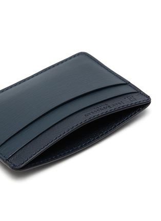 Detail View - Click To Enlarge - JEAN ROUSSEAU - 'Essentiel' embossed calfskin leather cardholder