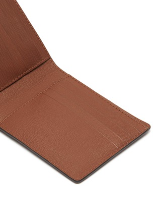 Detail View - Click To Enlarge - JEAN ROUSSEAU - 'Hipster' embossed calfskin leather bi fold wallet