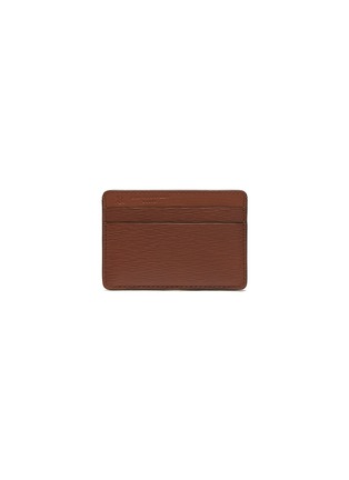 Main View - Click To Enlarge - JEAN ROUSSEAU - 'Essentiel' embossed calfskin leather slim cardholder
